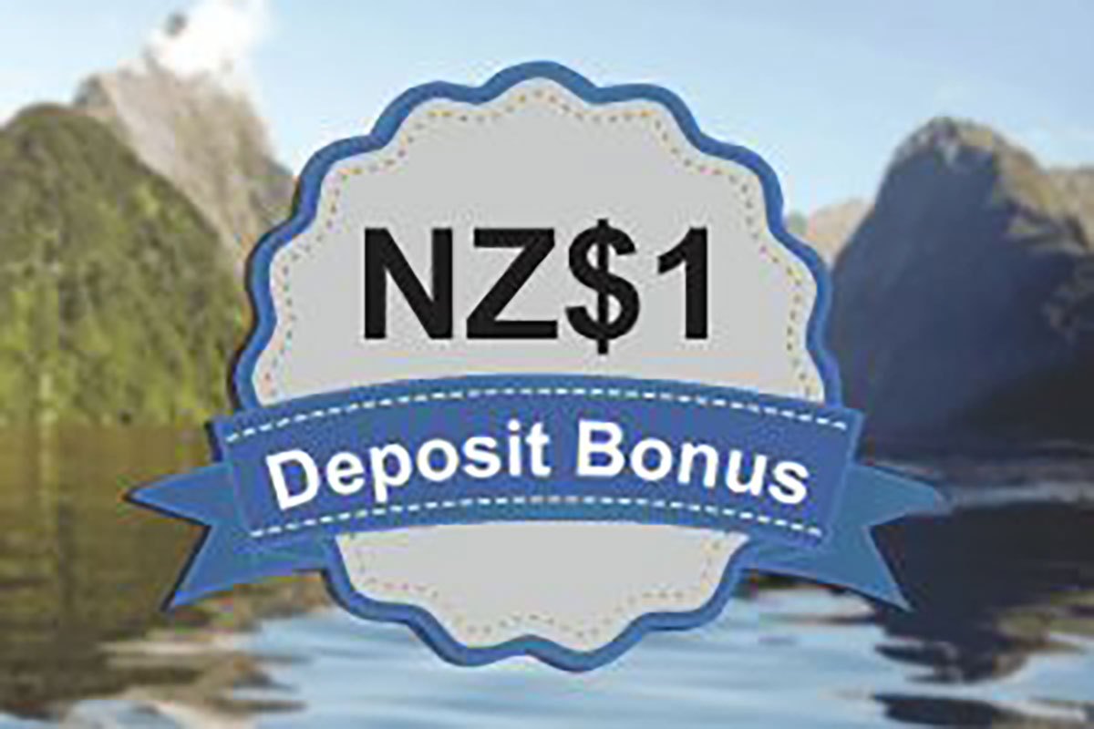 NZ $1 Deposit Bonus 1200x800
