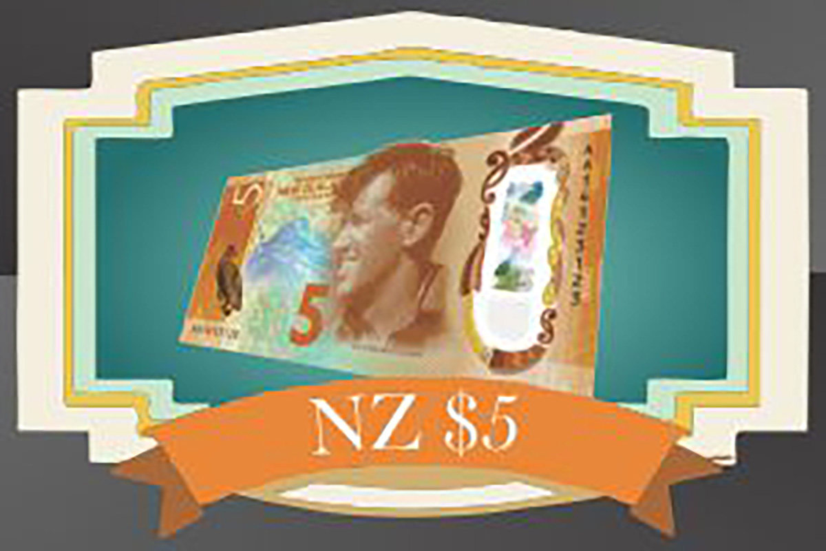 5 New Zealand Dollars