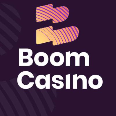 Boom Casino Logo Purple