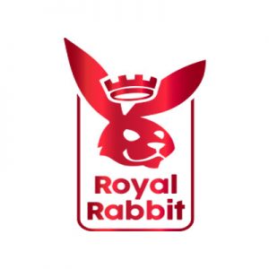 royal rabbit logo white