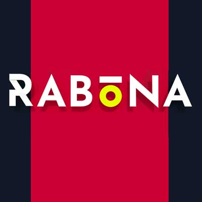 Rabona Casino Logo Black and Red