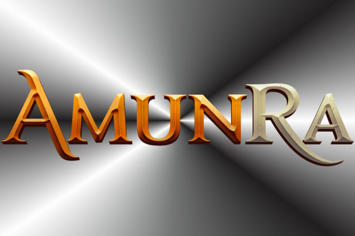 AmunRa Casino Logo Silver