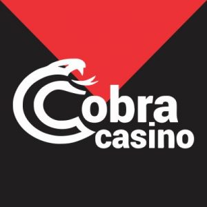 Cobra Casino Logo Red and Black