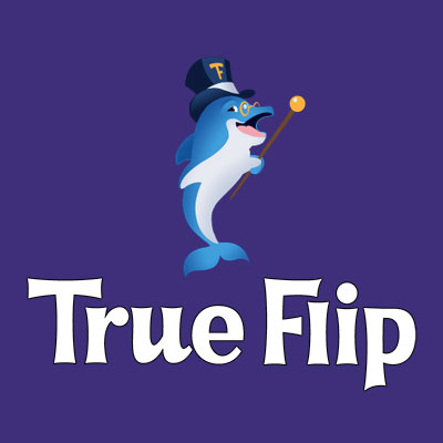 True Flip Casino Logo Violet