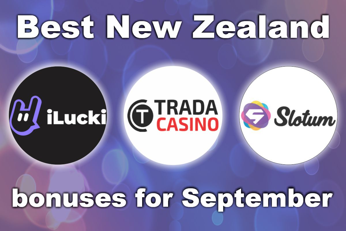 Best NZD Bonuses for September - iLucki, Trada Casino and Slotum