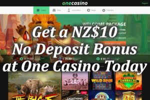 Get a 10 No Deposit Bonus at One Casino Today
