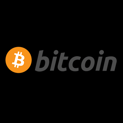 Bitcoin logo black