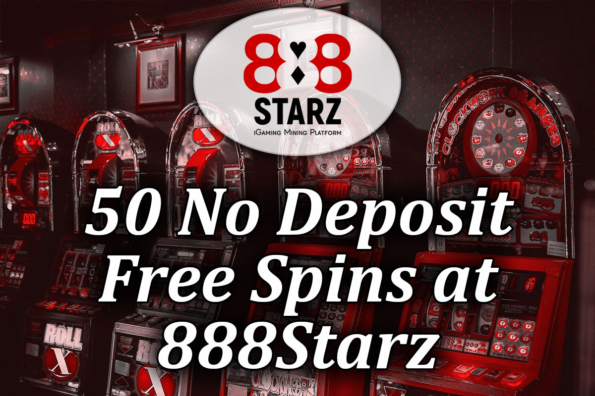 50 Spins on offer from 888starz with no deposit spins