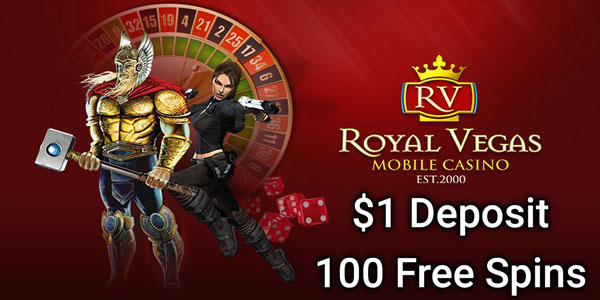 Royal Vegas $1 Deposit