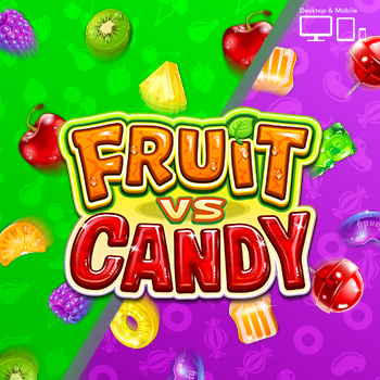 Fruit VS Candy pokie screenshot