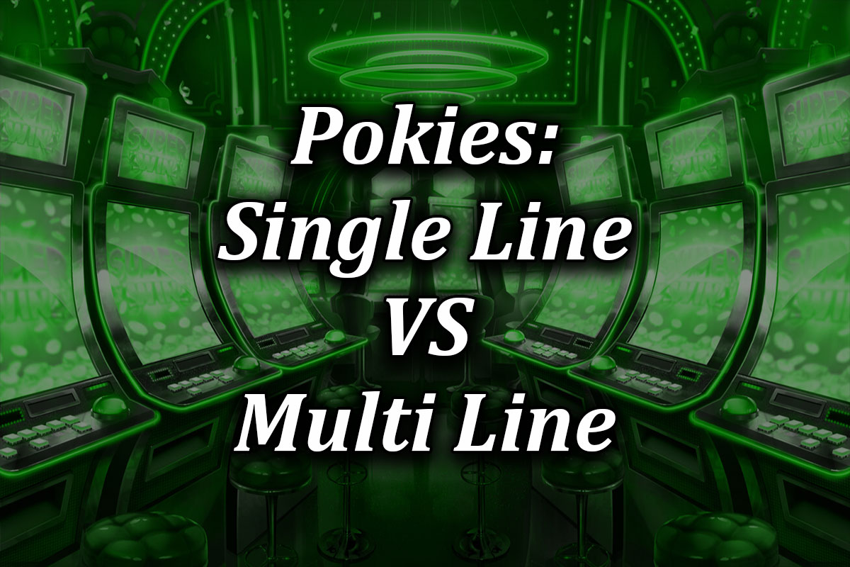 Comparison of multi line and single line pokie machines