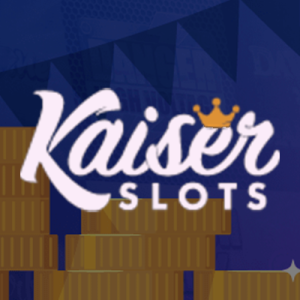 Kaiser Slots casino Logo with background