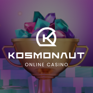 kosmonaut casino Logo with background