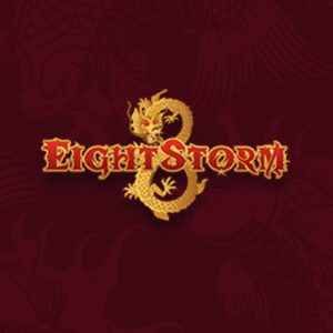 Eightstorm casino Logo with background