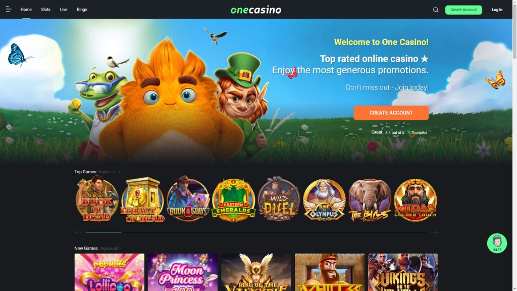 One Casino Screenshot