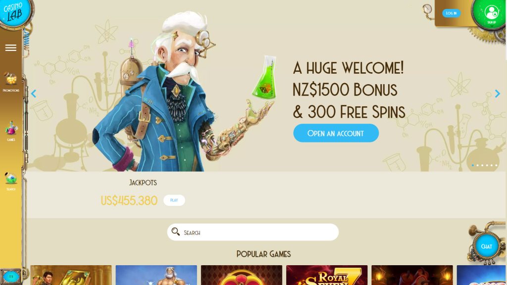 Casino Lab Screenshot