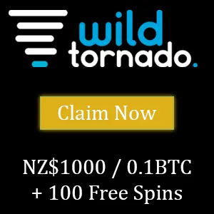 Wild Tornado NZ casino bonus