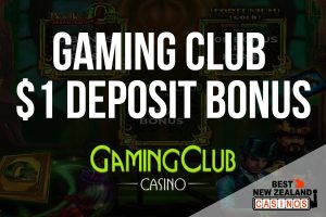 Gaming Club 1 dollar deposit bonus
