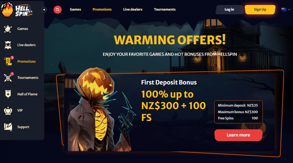 Hellspin Casino Match Bonus Offer
