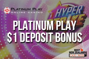 Platinum Play $1 Deposit Bonus