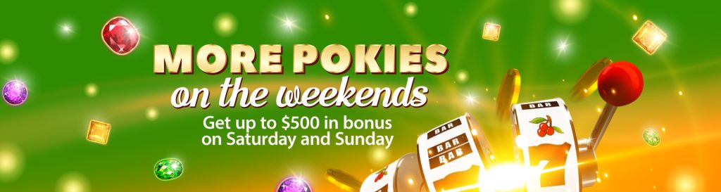Pokies Parlour Casino - Weekend bonus