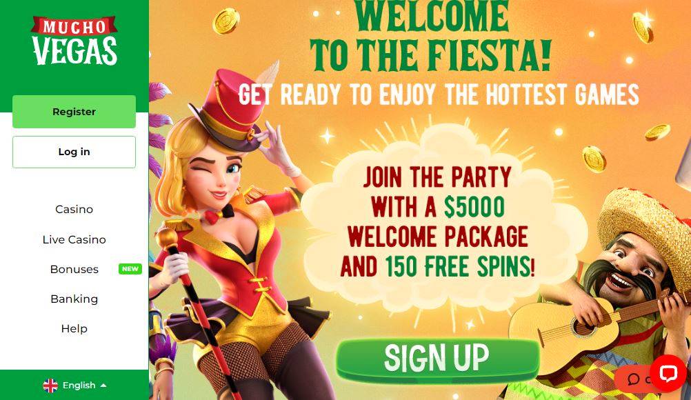 Mucho Vegas Casino Welcome Bonus Offer