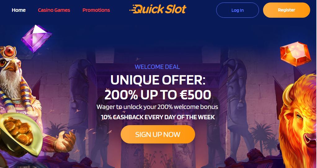 Quick Slot Casino Welcome Bonus Offer
