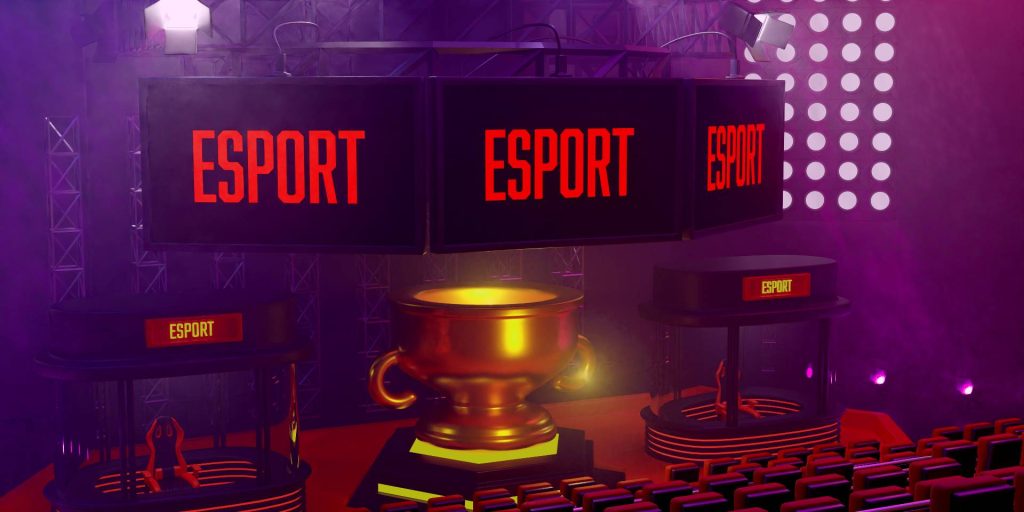 Esports stage for tournament