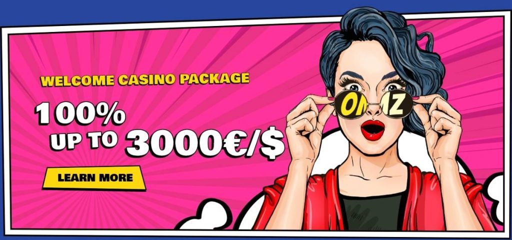 Ohmyzino Welcome Casino Package
