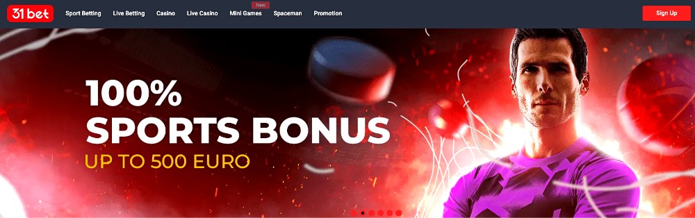31bet casino sports bonus