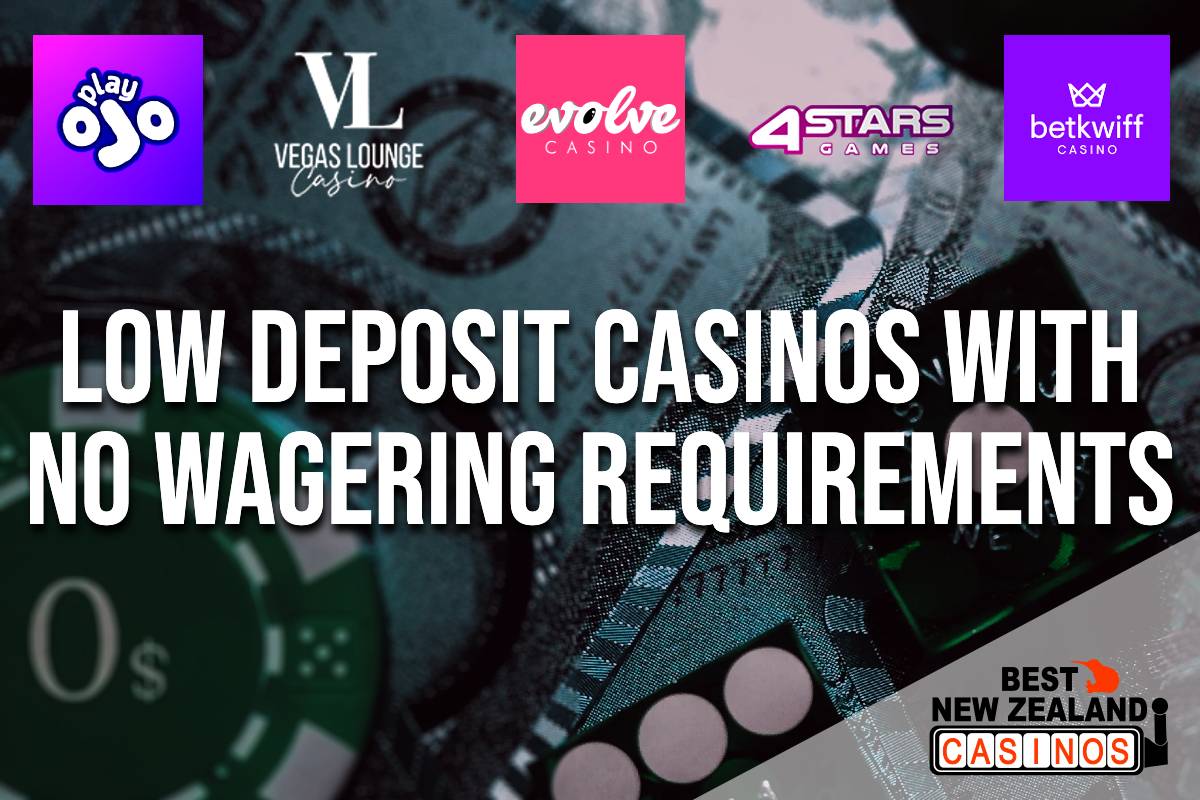 Comparing Low Deposit Casinos with No Wagering Requirements