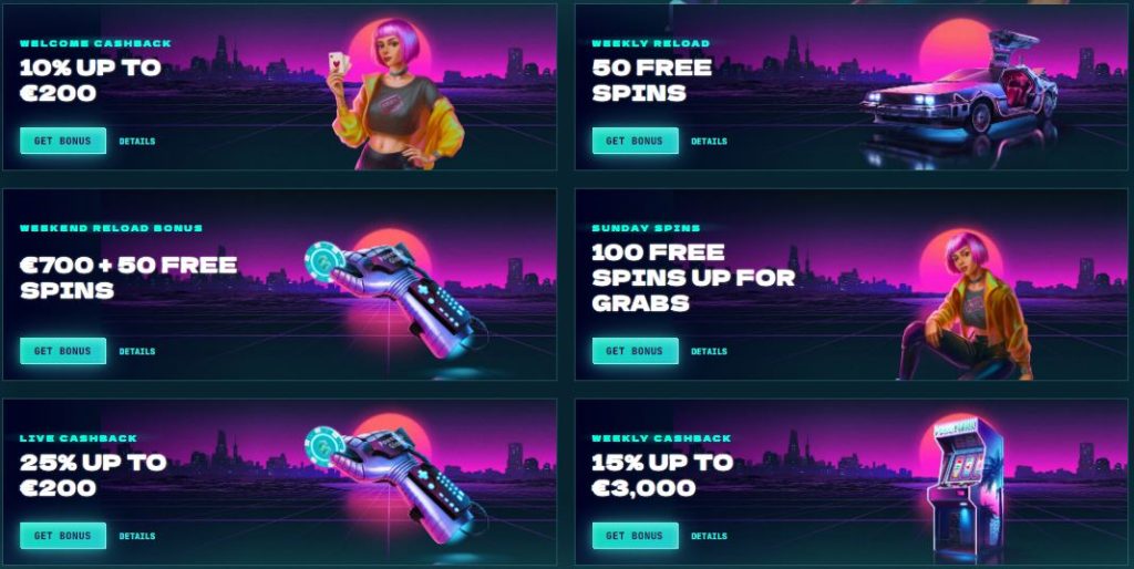 Power up casino promotions and bonuses