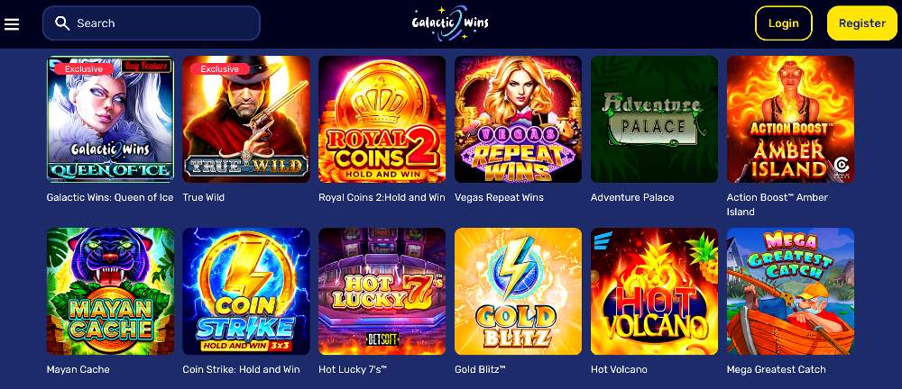 Galaxy Wins Casino Popular Slot Games