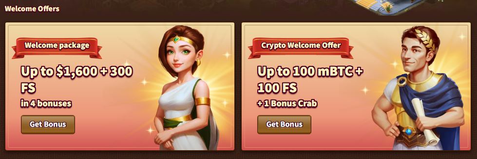 MyEmpire Casino Welcome Offers