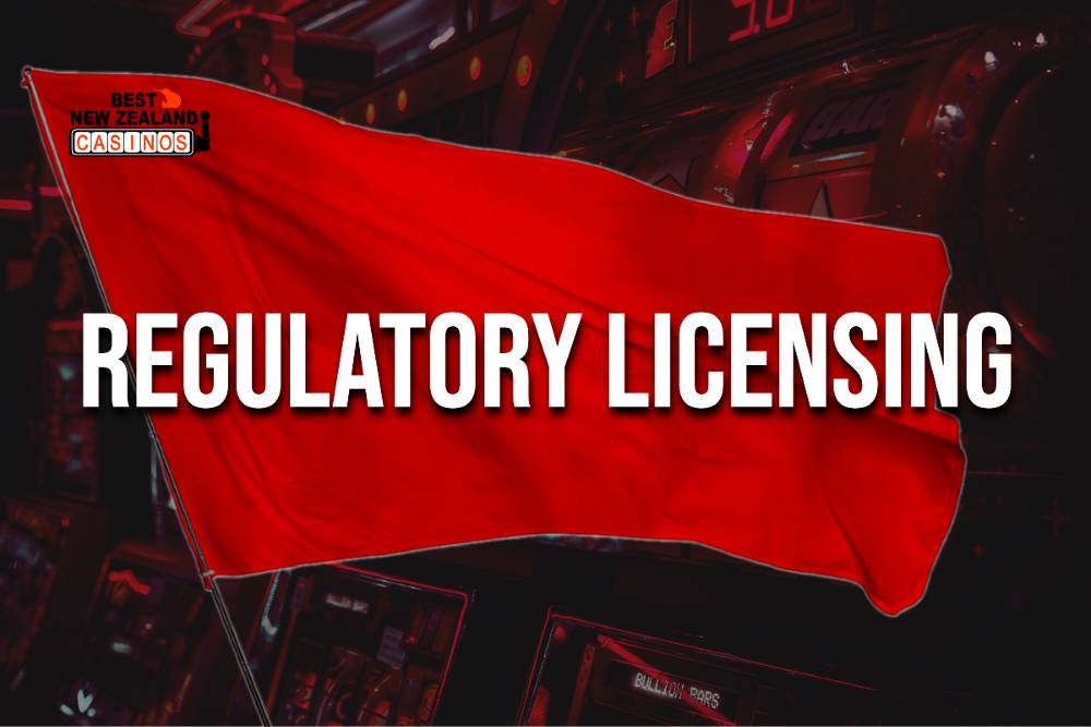 Online casino red flags - Regulatory licensing