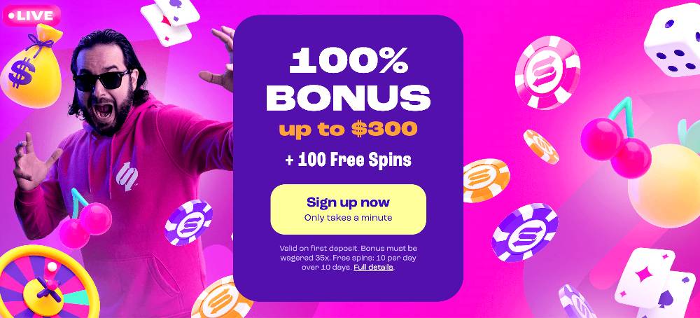 Spinz Casino Welcome Bonus