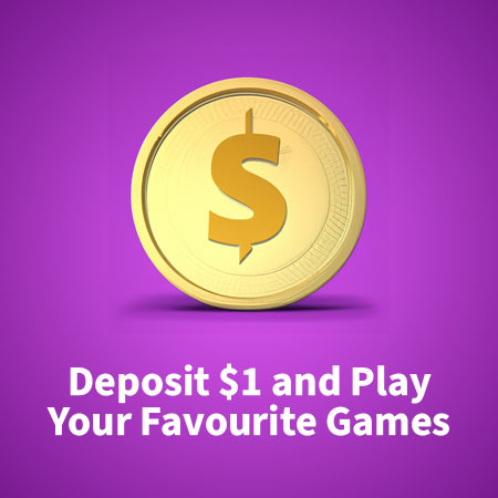 Deposit and play with the $1 deposit casino bonuses