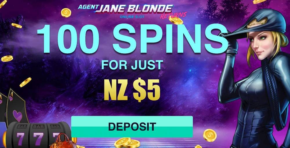 Johnny Jackpot with 100 Free Spins for NZ$5