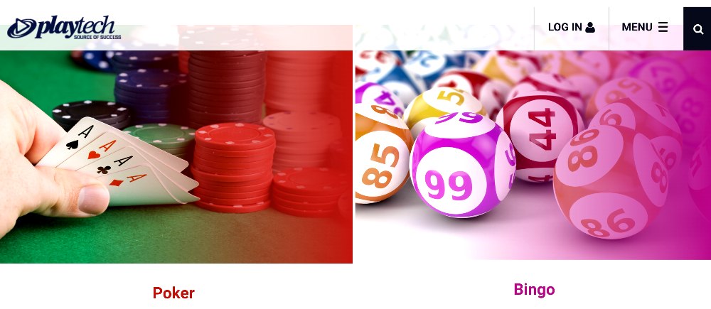 Playtech poker and bingo games