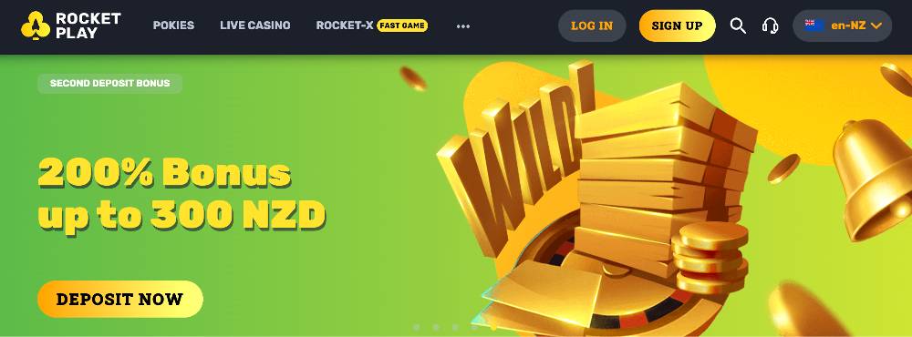 Rocket Play Casino Second Deposit Bonus