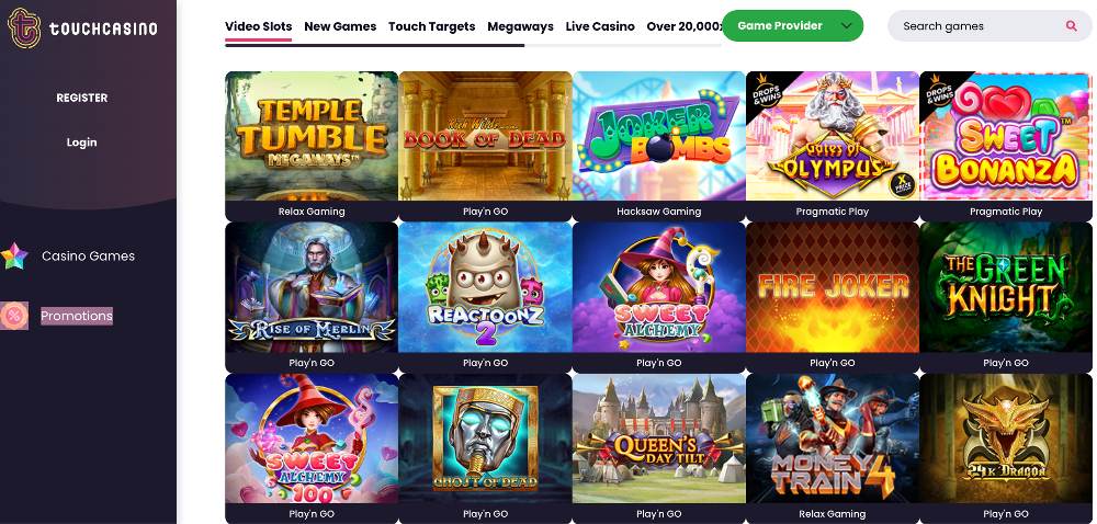 Touch Casino Games