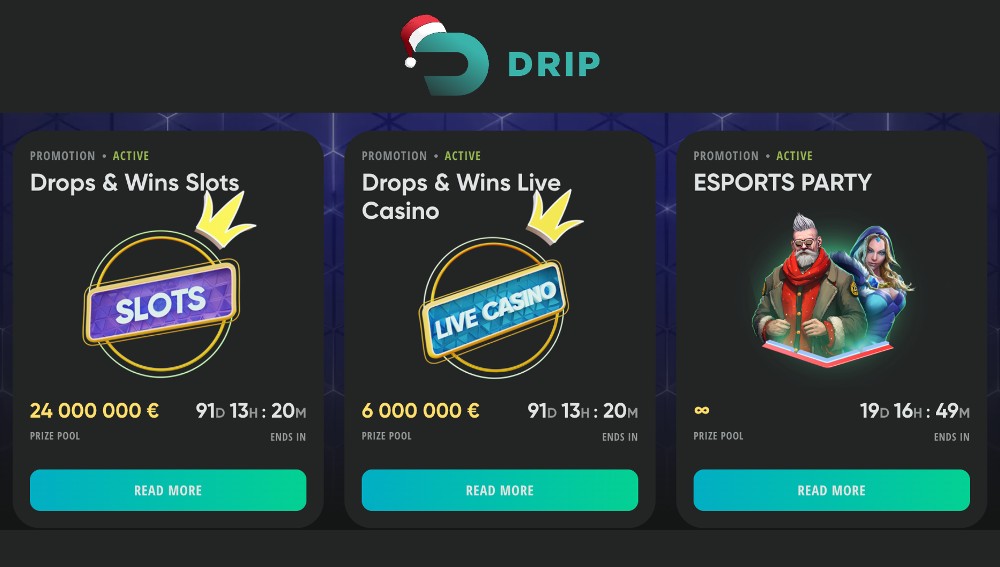 Drip Casino Promotions