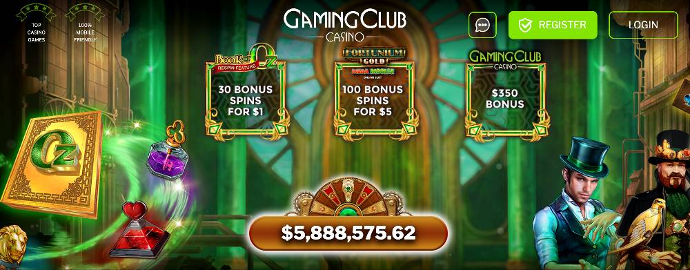 Gaming club $5 deposit bonus