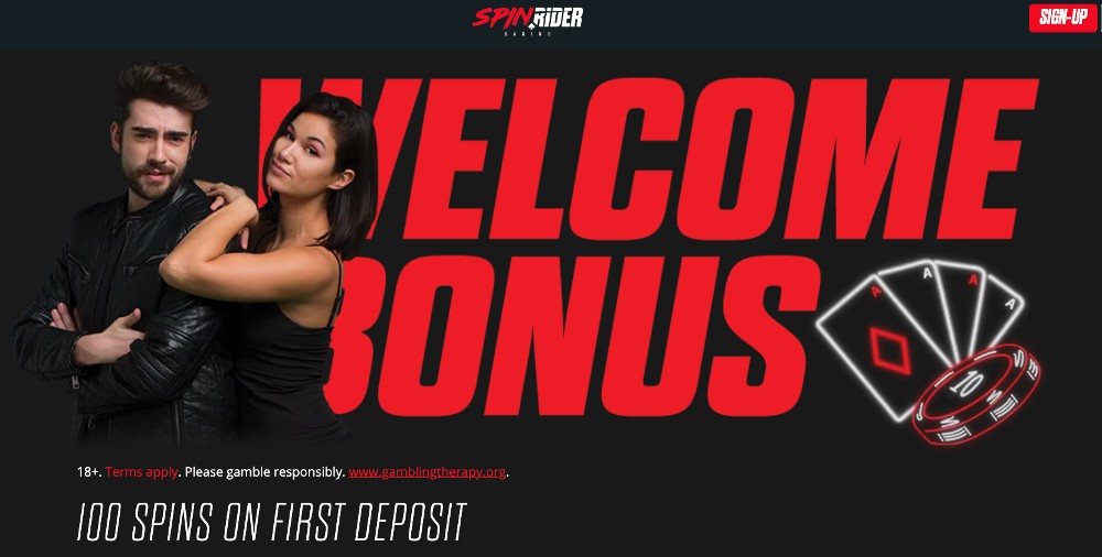 Spin Rider Casino Welcome Bonus