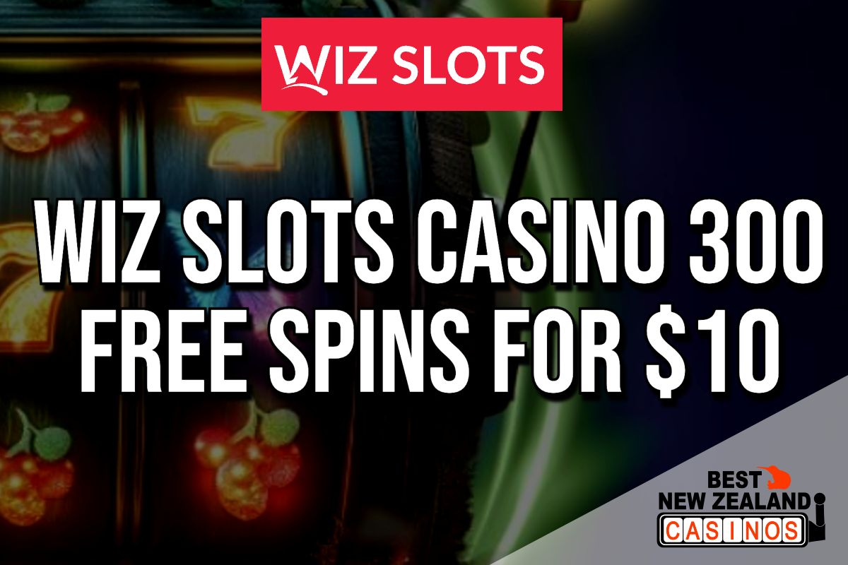 Wiz Slots Casino 300 Free Spins for $10