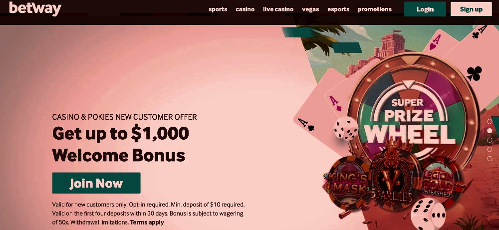 Betway Casino Welcome Bonus