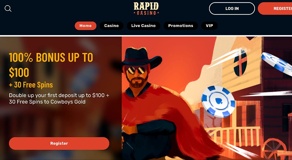 Rapid Casino Welcome Bonus