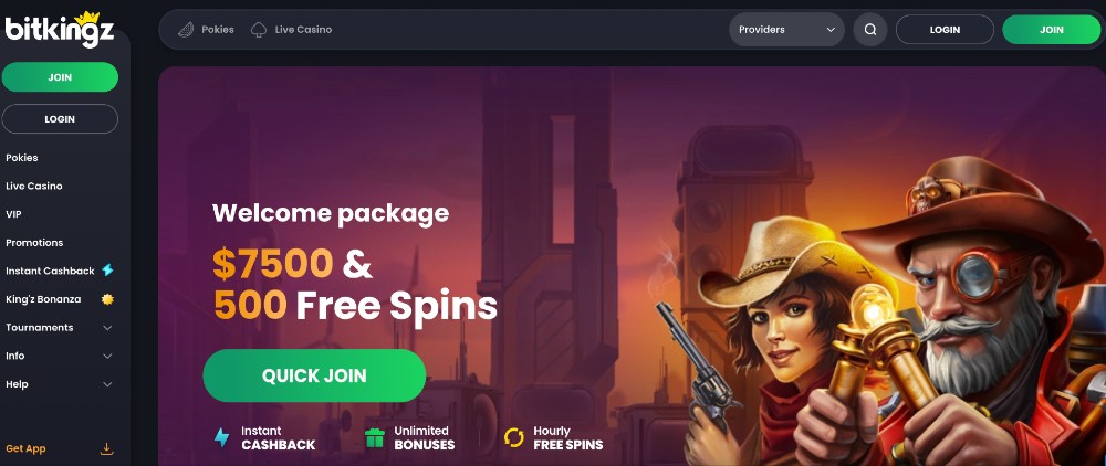 Bitkingz Casino Welcome Bonus